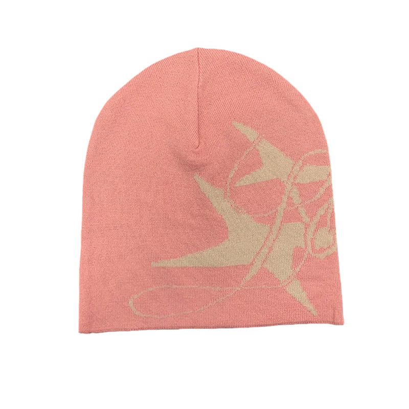 Trendy Jacquard Knitted Hat Autumn Winter Outdoor