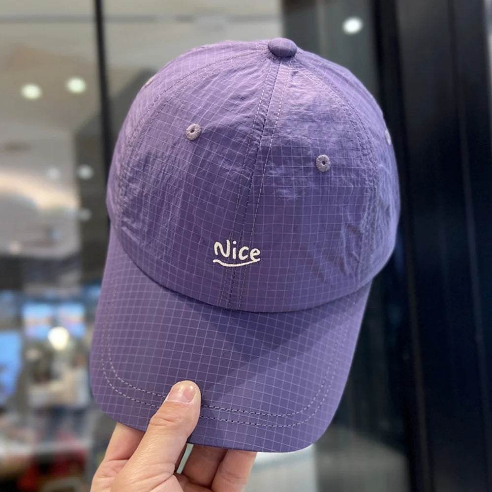 Summer Thin Breathable Mesh Baseball Caps for Men and Women