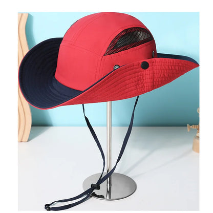 Summer Sun Hat For Men & Women - Breathable Fishing Cap Outdoor