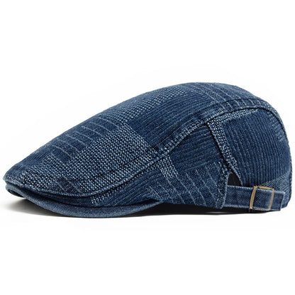 Denim Vintage Beret Men Newsboy Caps Summer