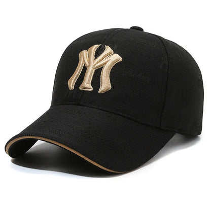 Unisex MY Letter Embroidery Baseball Caps Spring and Autumn