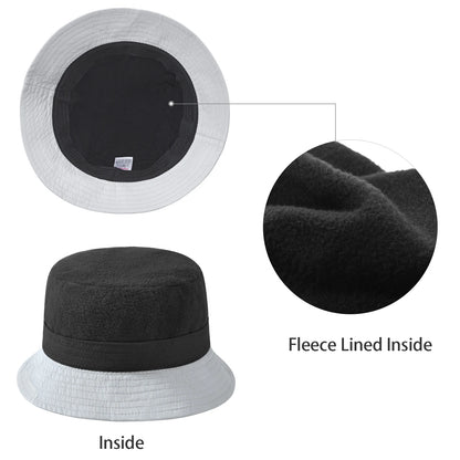 Unisex Thickened Bucket Sun Hat Lightweight Outdoor Beach Vacation Getaway Headwear