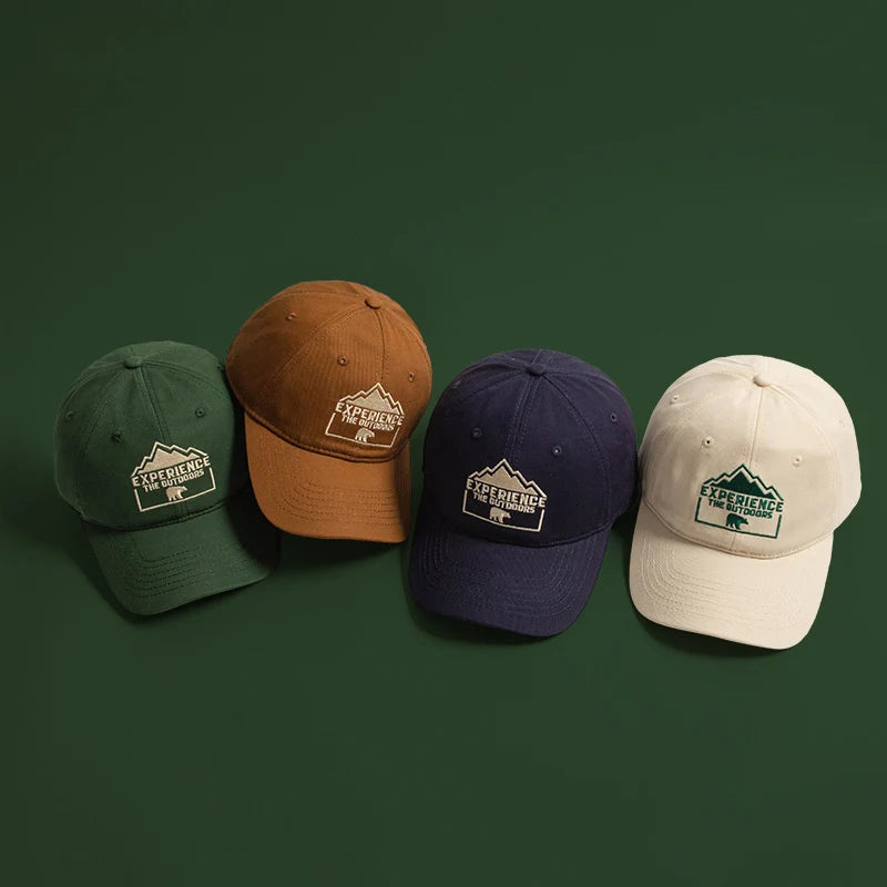 Unisex Polar Bear Letter Embroidery Snapback Baseball Cap Spring And Autumn