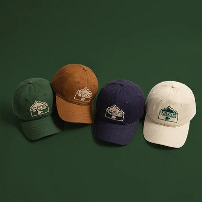 Unisex Polar Bear Letter Embroidery Snapback Baseball Cap Spring And Autumn