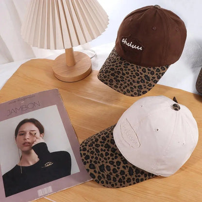 Vintage Adjustable Leopard Baseball Hat