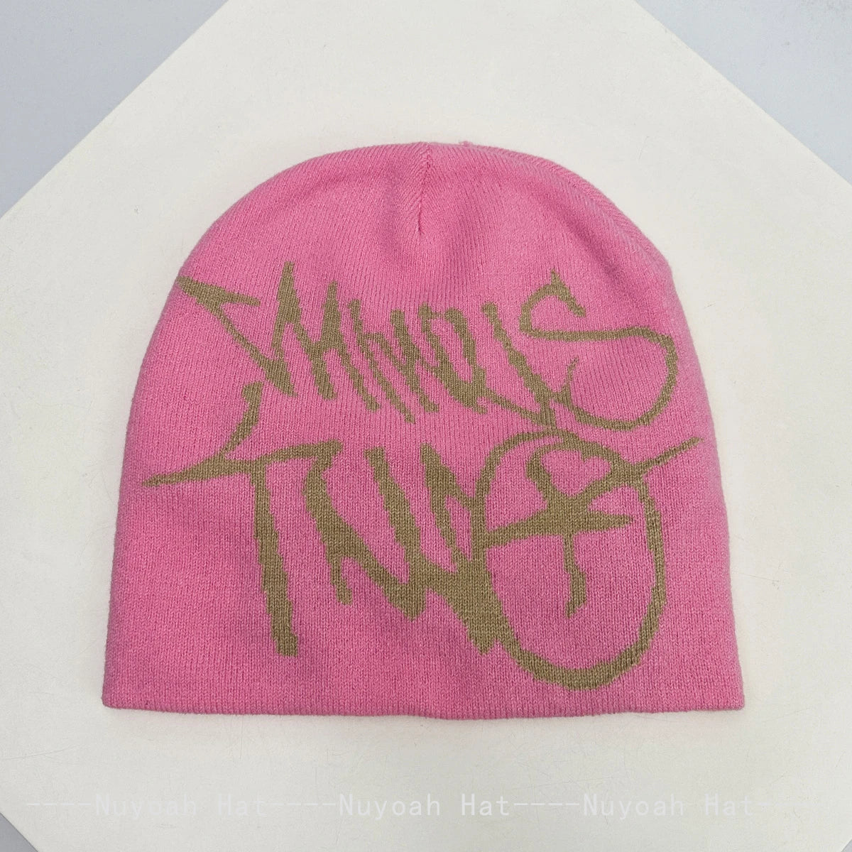 New Men Women American Street Jacquard Letters Knitted Hats