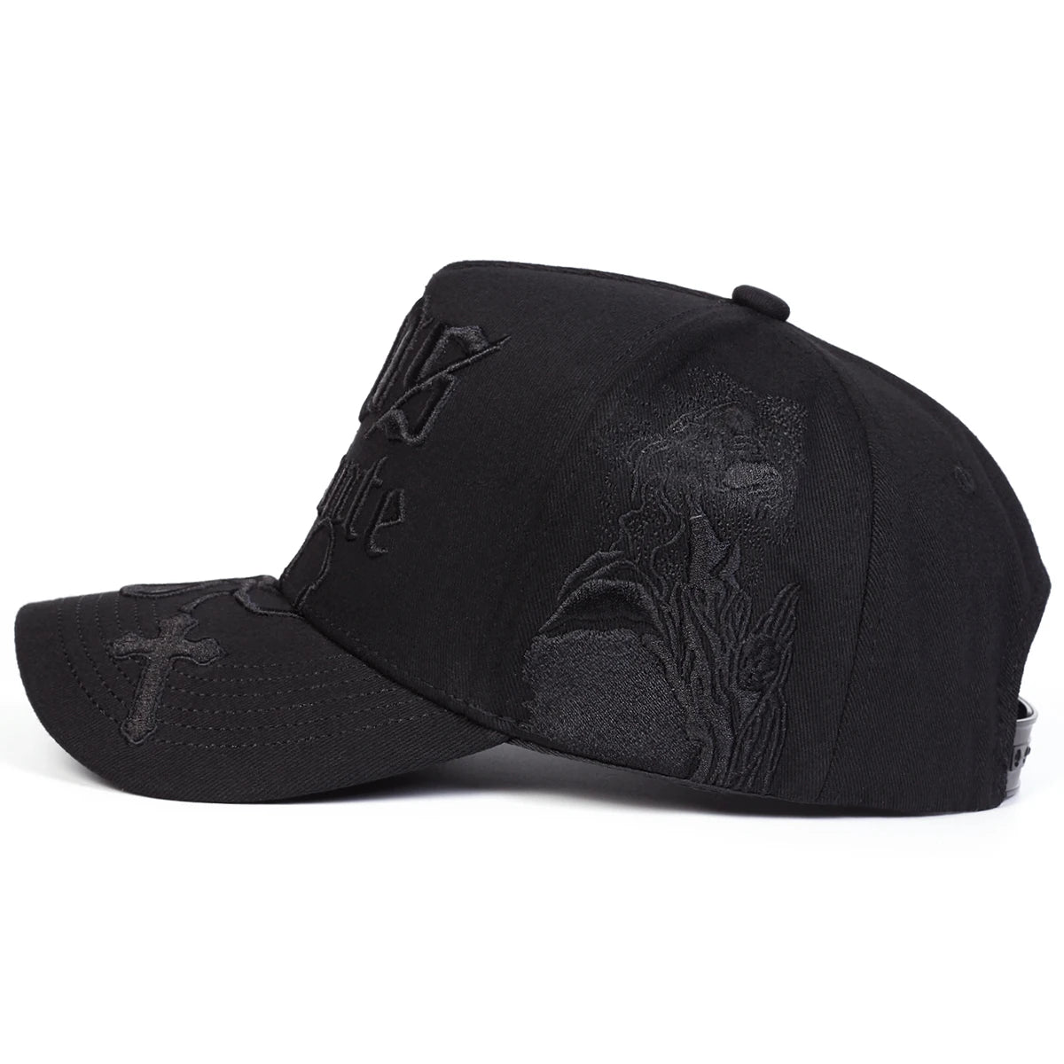 Unisex DIOS POR DELANTE Letter Embroidery Baseball Caps Outdoor Adjustable Casual Hats Sunscreen Hat Sports Cap