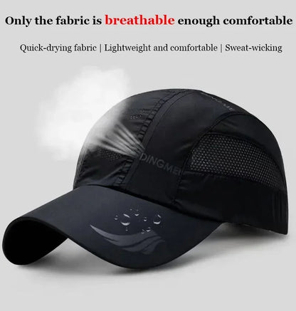 Summer Brand For Men Sports Running Sweat Baseball Cap Male Canada Golf Quick Dry Women Kpop Solid Snapback Bone Mesh Hat