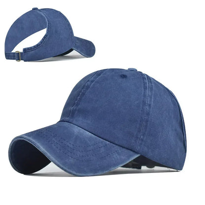 New Summer Women Custom Logo High Ponytail Baseball Cap