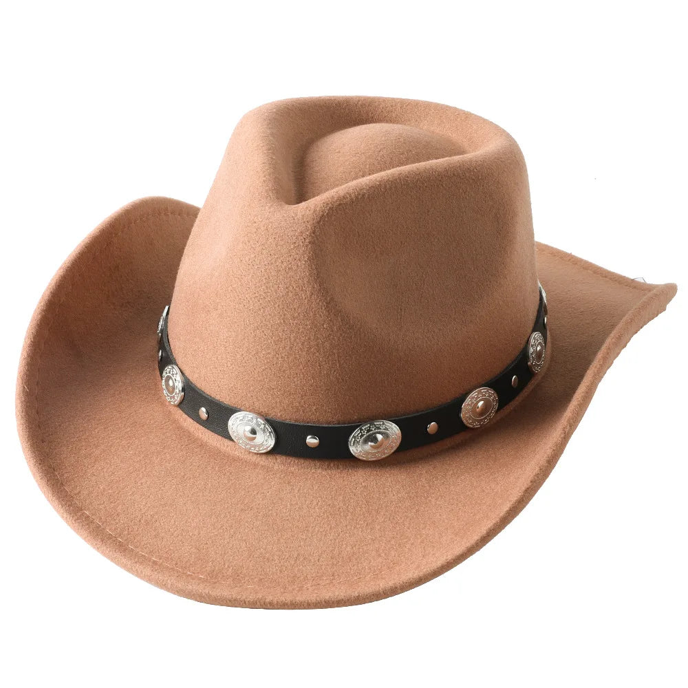 White Cowboy Hat New Jazz Top Cowboy Head Accessories Cowboy Hat