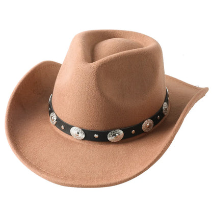 White Cowboy Hat New Jazz Top Cowboy Head Accessories Cowboy Hat