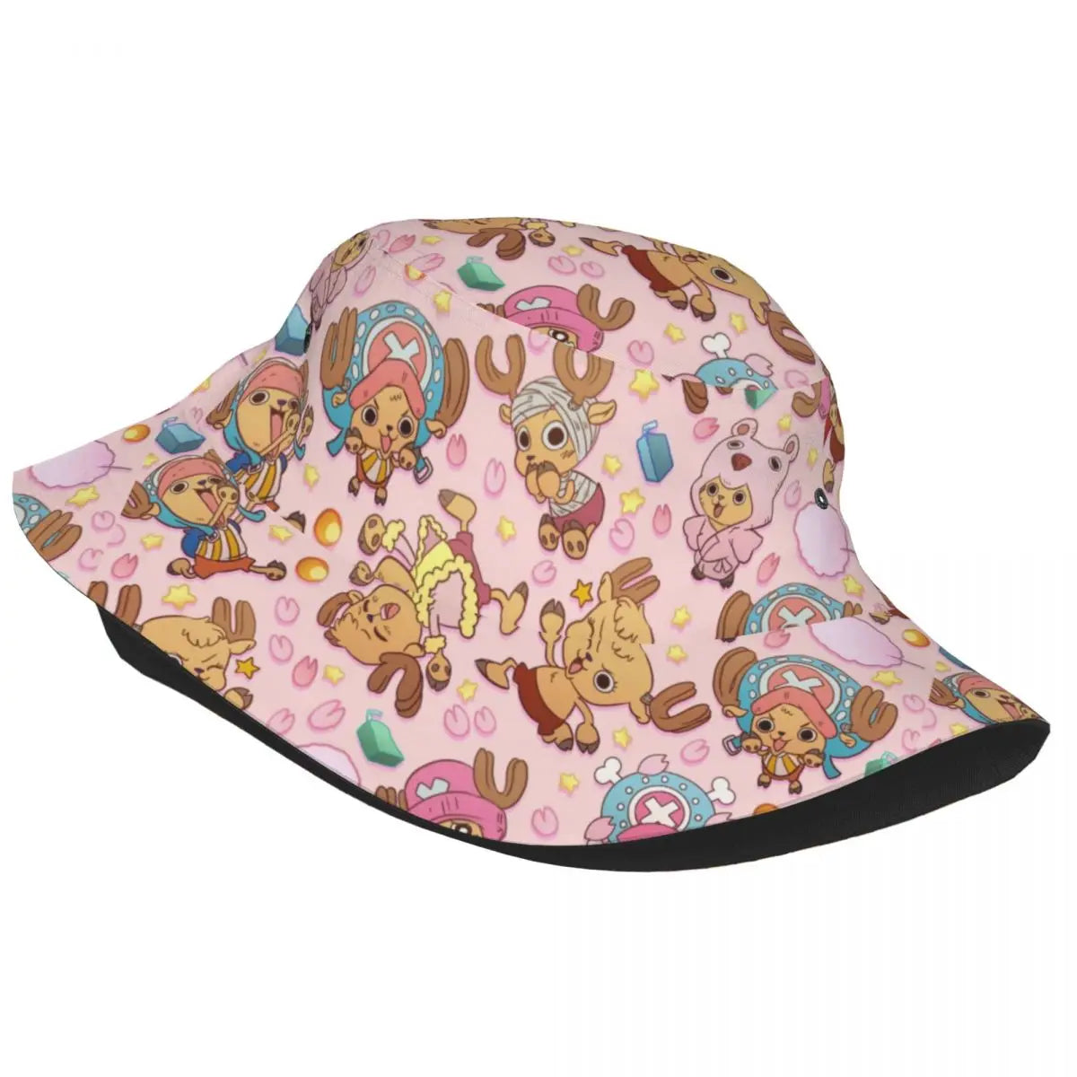 One Piece Tony Tony Chopper Bucket Hat Beach Hatwear Accessories Fishing Cap