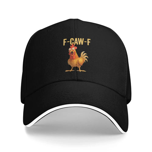 Funny F CAW F Crow Trucker Hat Trendy Adjustable Sports & Outdoor Cap Fits Most Head Sizes Trendy Trucker Hat