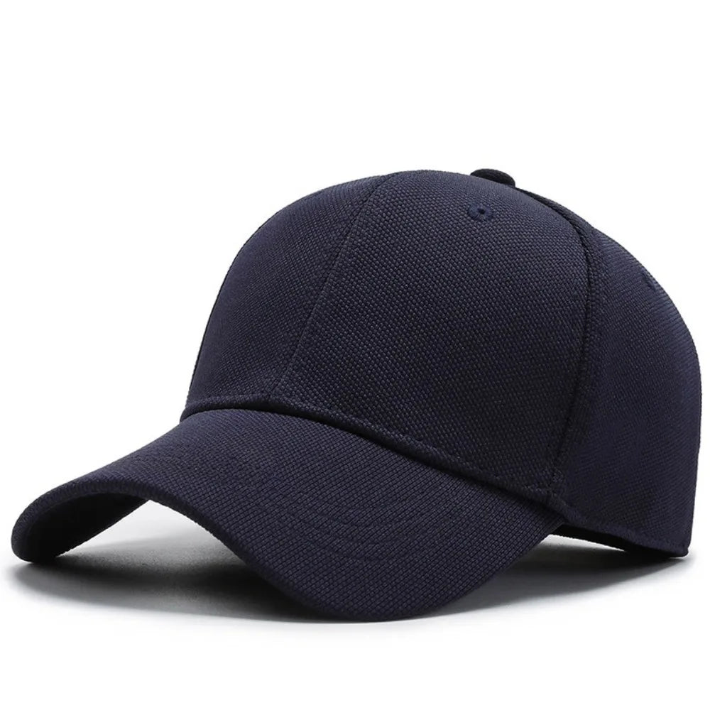 Solid-Color Unisex Breathable Baseball Cap