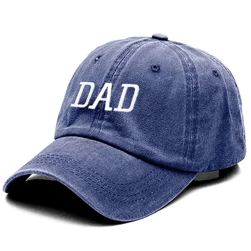 DAD MOM Embroidery Pure Cotton Baseball Cap Fashion Sport Golf Caps Sun Hat