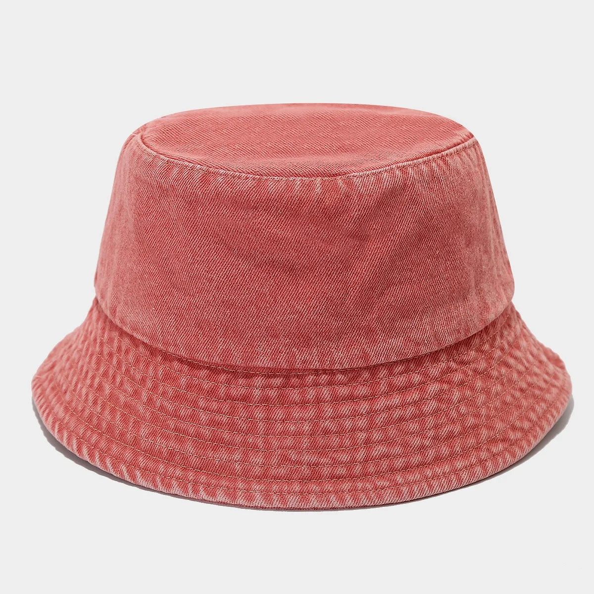 Candy Color Unisex Summer Washed Denim Bucket Hat