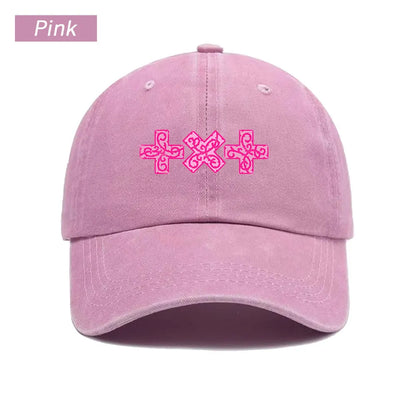 Washed Printed Trucker Style Unisex Cotton Streetwear Summer Sun Hat