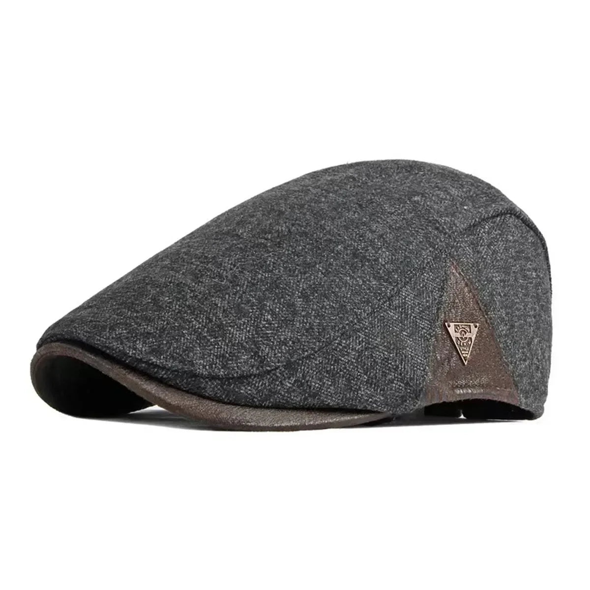Men Side Triangle Label Newsboy Caps British Painters Hats