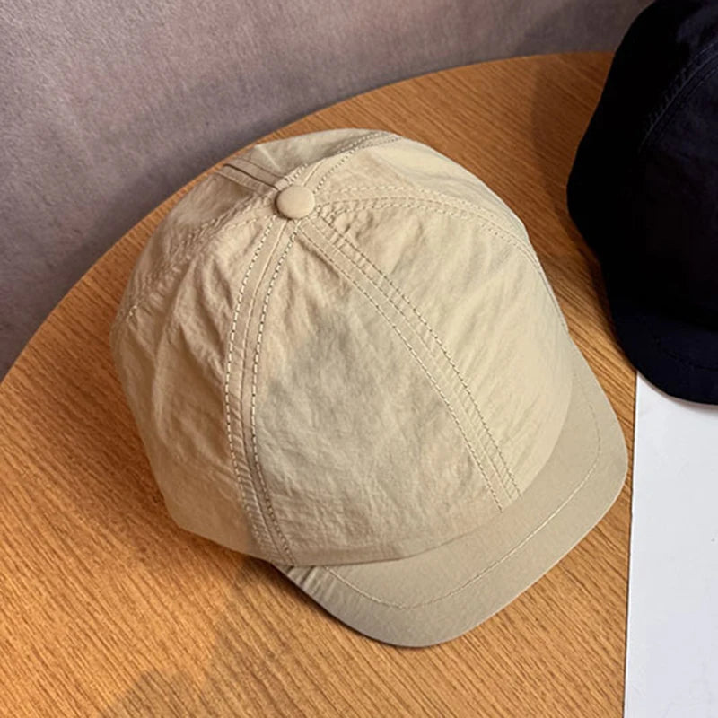 Summer Quick-Drying 3cm Short Brim Baseball Cap