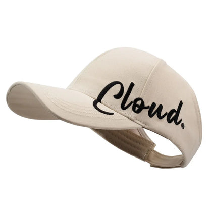 Fashionable Street Style Embroidered Letter Ponytail Hat or Women