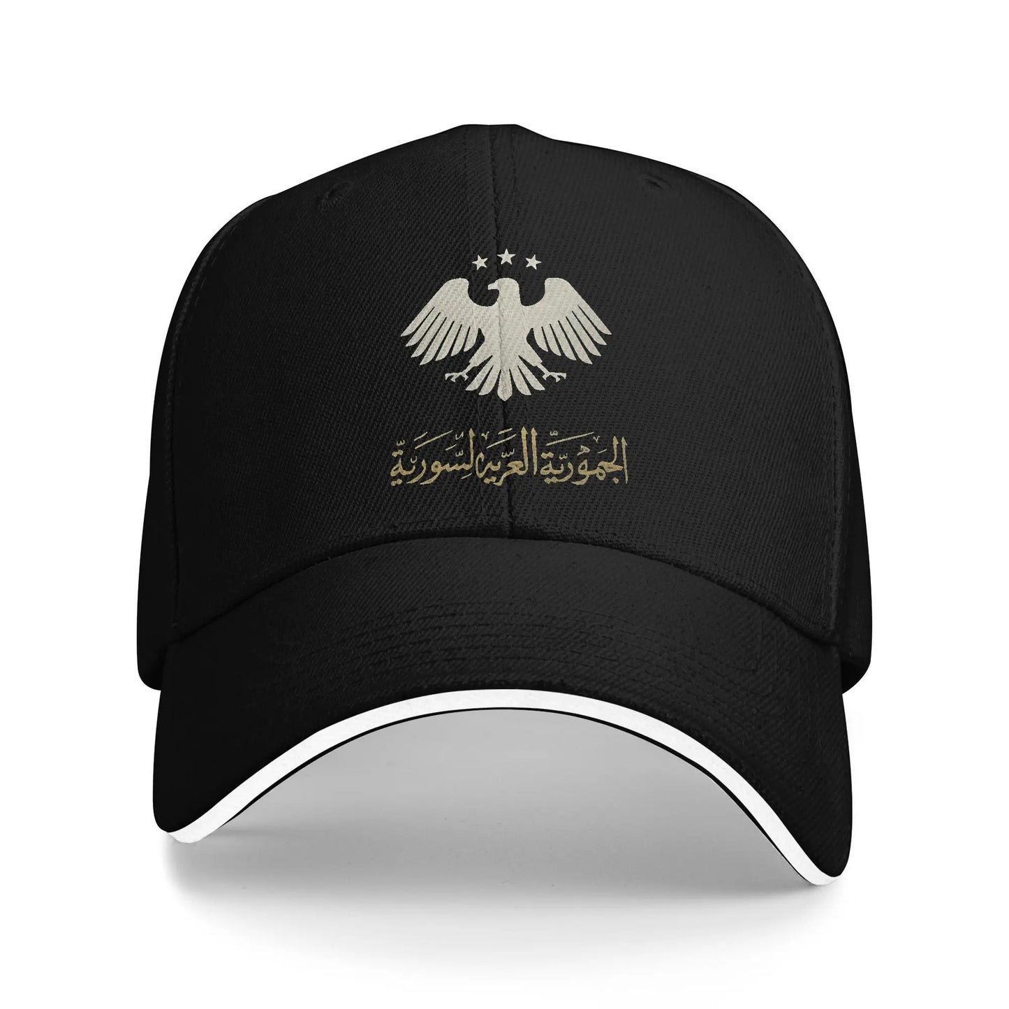 Syria Eagle Syrian Flag Logo Baseball Caps Hip Hop  Sandwich Caps Men Women