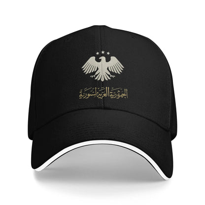 Syria Eagle Syrian Flag Logo Baseball Caps Hip Hop  Sandwich Caps Men Women