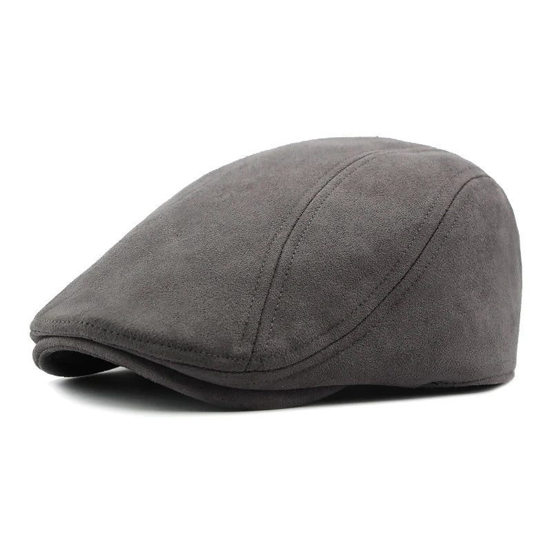 Fashion Berets Men Women Spring Autumn Suede Hats
