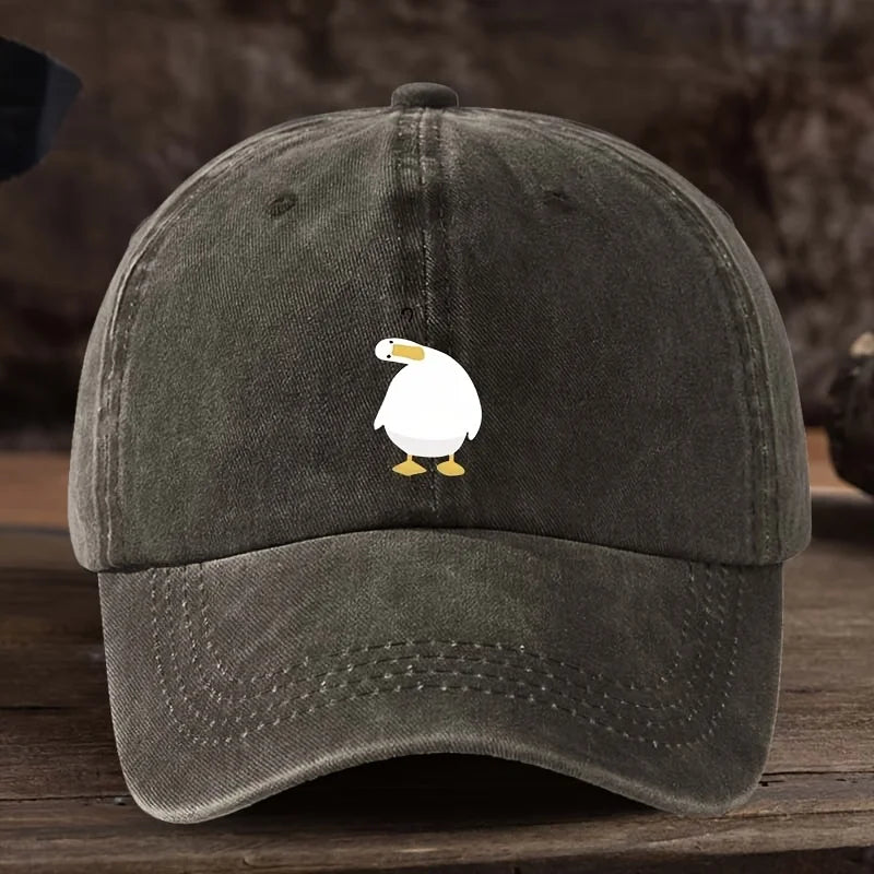 Cute Duck Print Baseball Cap