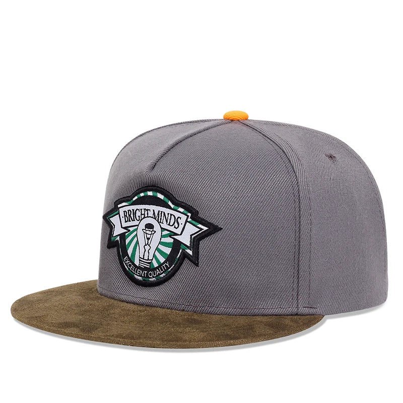Hip Hop Baseball Cap lamp print Trucker Caps Cotton Snapback hat