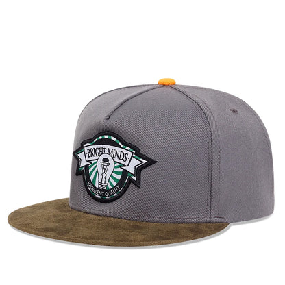 Hip Hop Baseball Cap lamp print Trucker Caps Cotton Snapback hat