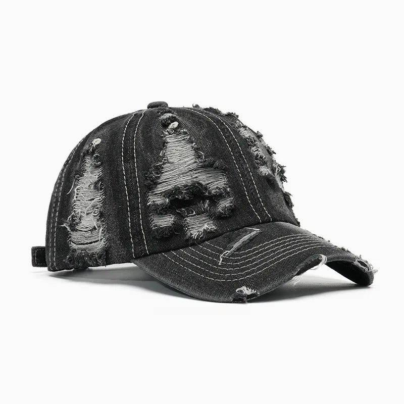 Spring And Summer Soft Top Distressed Washed Baseball Cap