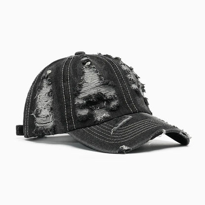 Spring And Summer Soft Top Distressed Washed Baseball Cap