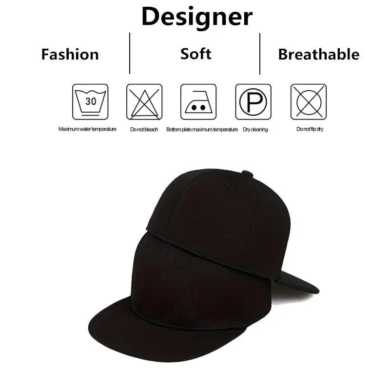 Unisex Rear Sealing Light Plate Hip-Hop Hats Outdoor