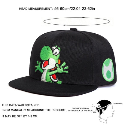 Unisex Dinosaur Embroidery Hip-hop Hats Spring Autumn