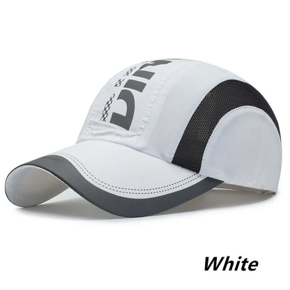 Summer Outdoor Sports Quick Drying Hat Thin Breathable Mesh Anti-UV