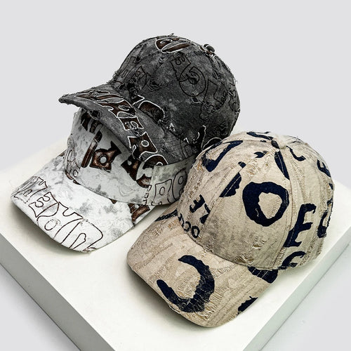 Unisex American Vintage Letter Personal Baseball Hats