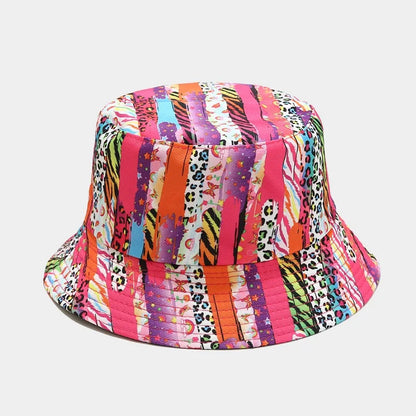 Unisex Panama Bucket Hats Ethnic Style Pattern Fisherman Cap For Men And Women