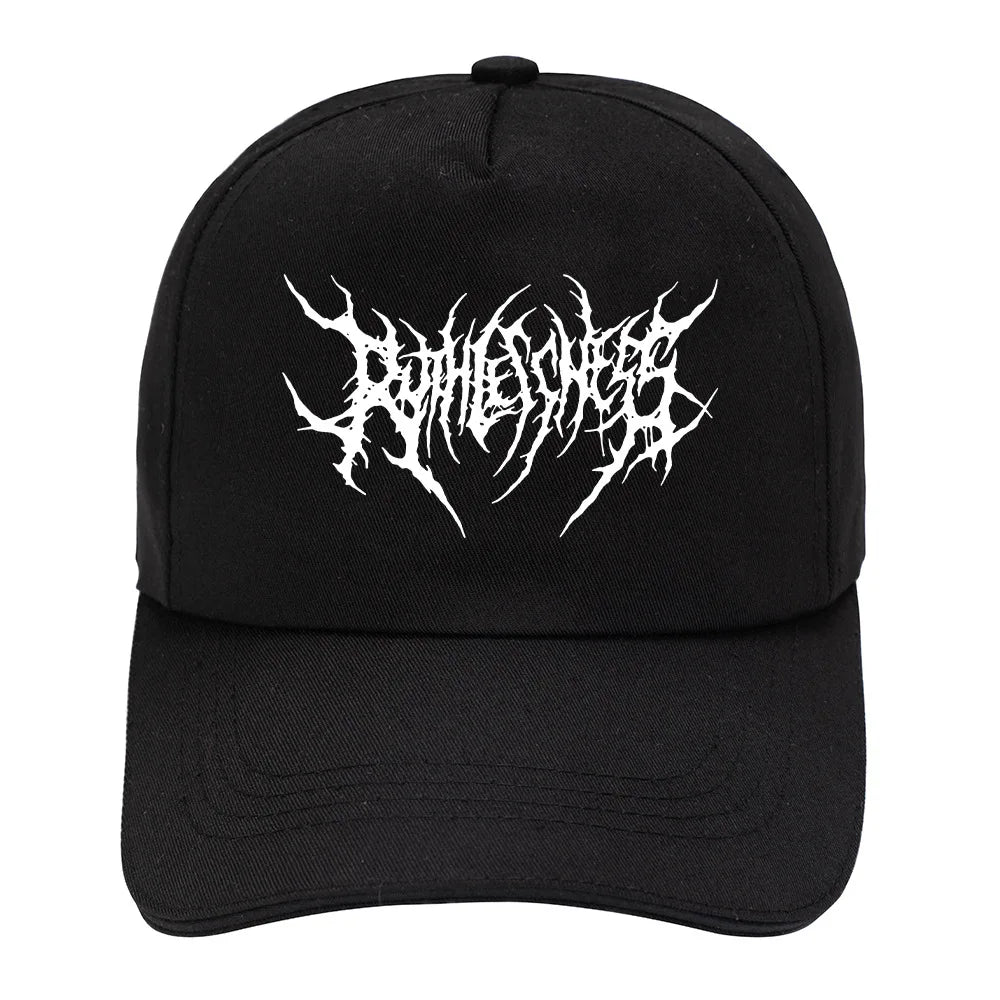 Gothic Street Punk Frauen Baseball Cap Cotton Fashion Embroidery Outdoor