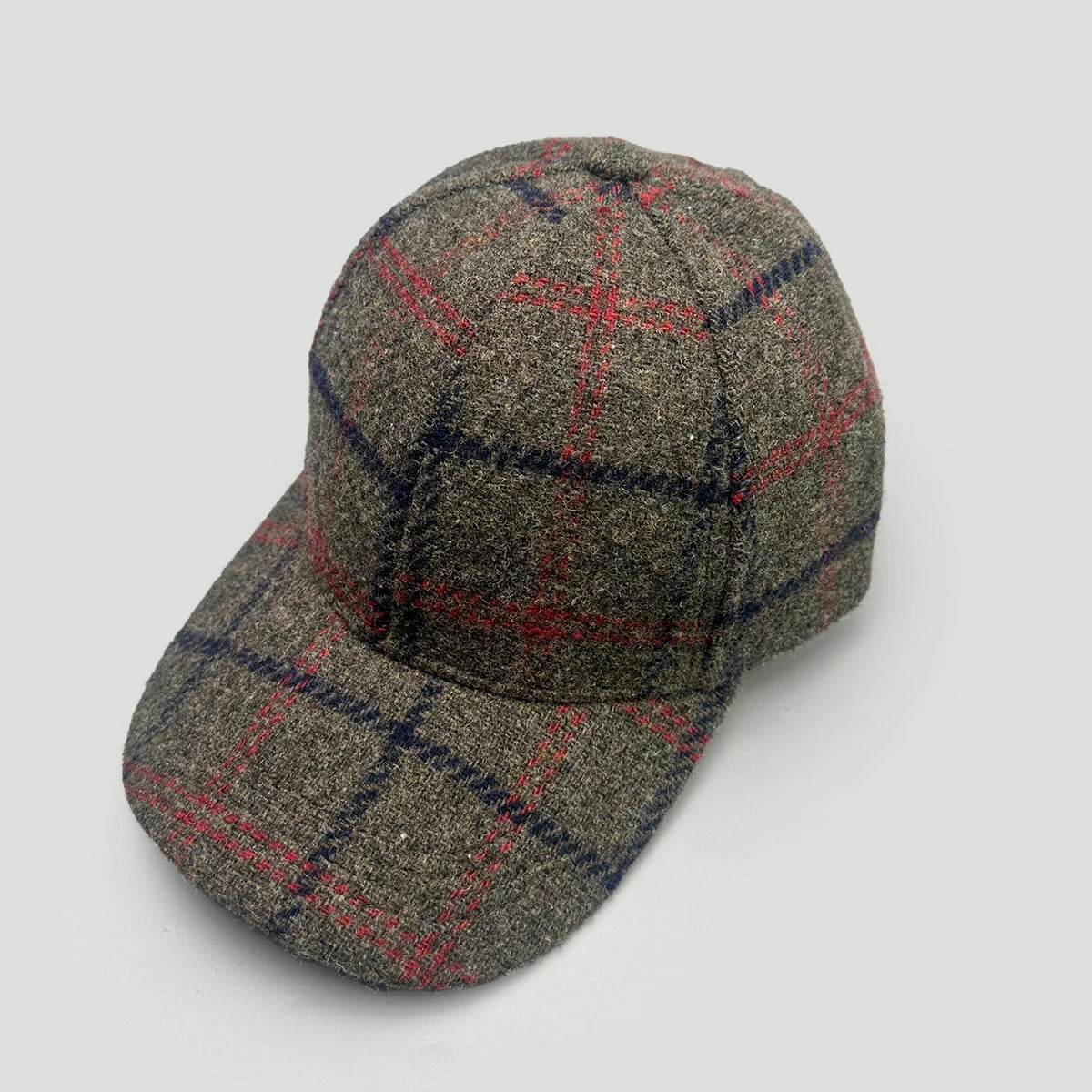 British Style Hardtop Retro Plaid Baseball Hats New Men Women