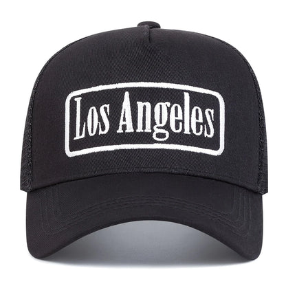 Unisex Los Angeles Print Baseball Net Caps Spring and Summer