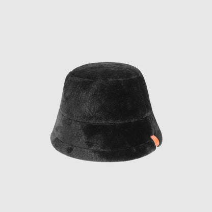 Lambswool Unisex Bucket Hats For Women Men Winter