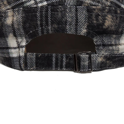 Y2k Plaid Beret Summer Women Hat Vintage Caps For Men