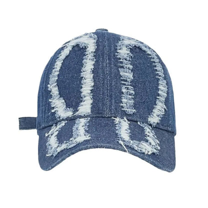 New Personalized Hole Denim Baseball Cap