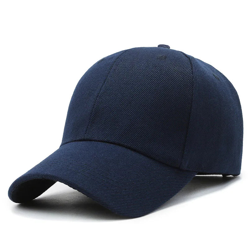 Unisex Cap Casual Plain Baseball Cap Adjustable Snapback Hats Hip Hop Cap Street Dad Hat