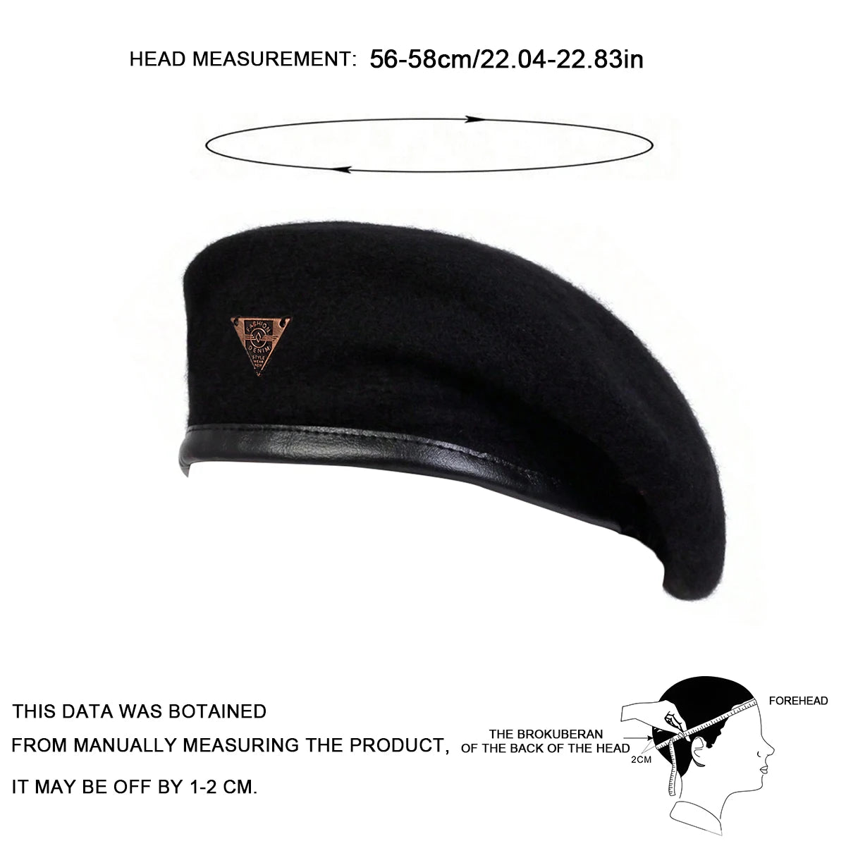 Autumn And Winter Warm Berets Flat Caps