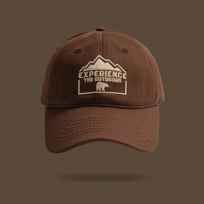 Unisex Polar Bear Letter Embroidery Snapback Baseball Cap Spring And Autumn