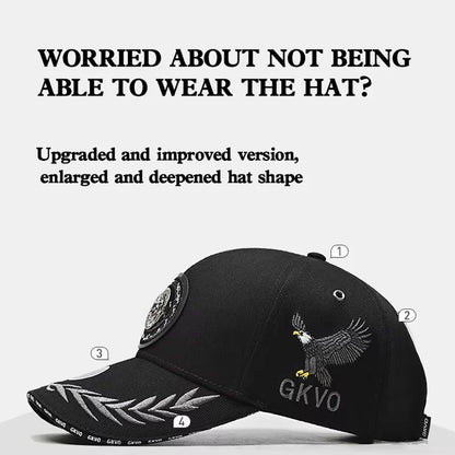 2025 Style Men's Big Head Circumference Baseball Cap Outdoor Fishing Cap