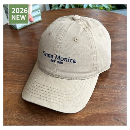 INS Style Letter Embroidered Baseball Caps For Women Face Smaller Sun Protection Korean Version Sun Hat
