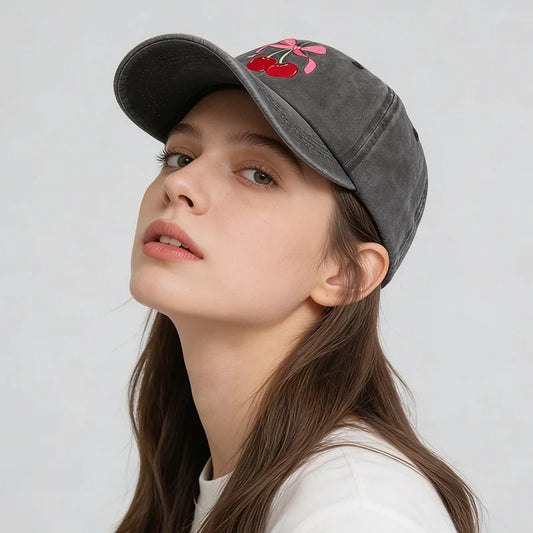 Vintage Washed Baseball Cap For Women Men