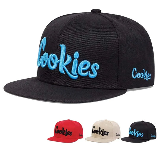 Unisex Cookies Embroidery Hip-Hop Hats Spring Autumn